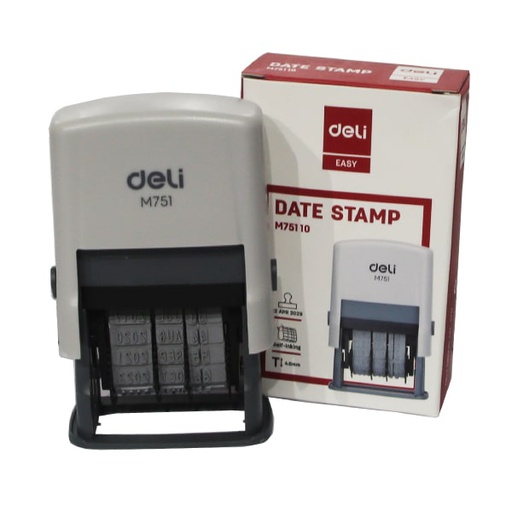 [110054] Огноо дарагч Deli 75110