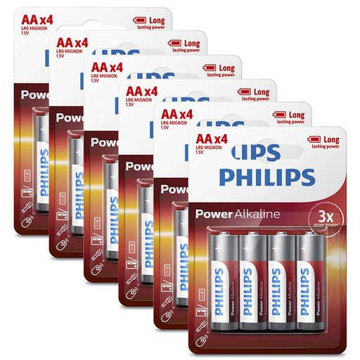 [300033] Батарей АА Phillips LR6P4B